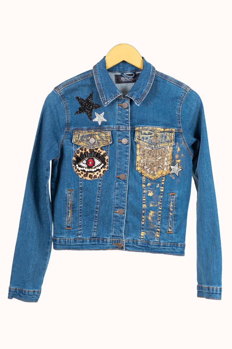 DENIM JACKET – LOVE PEACE