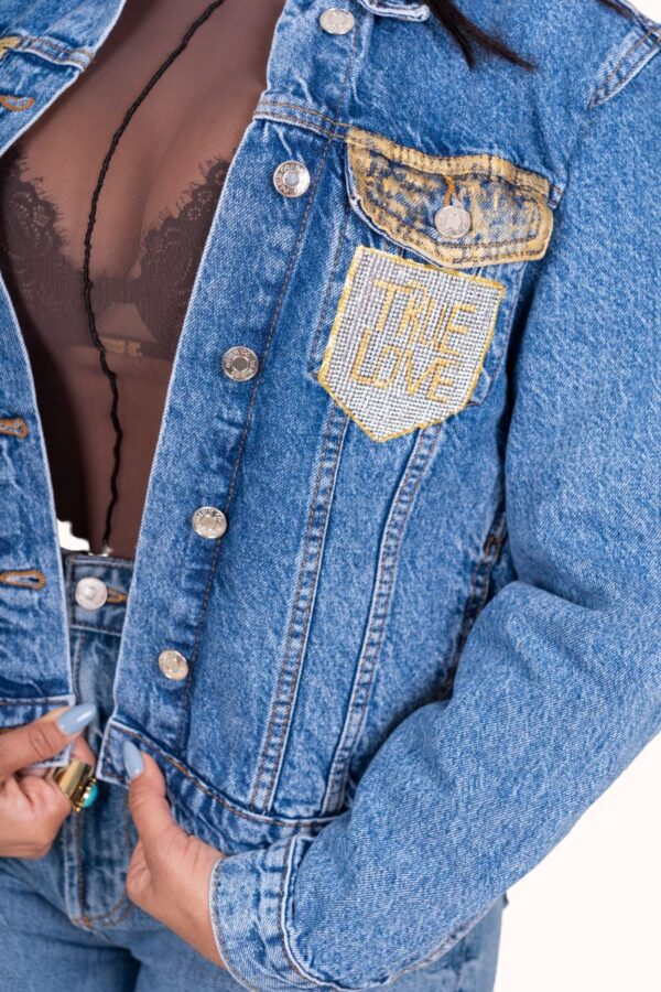 DENIM JACKET - TRUE LOVE - Image 4